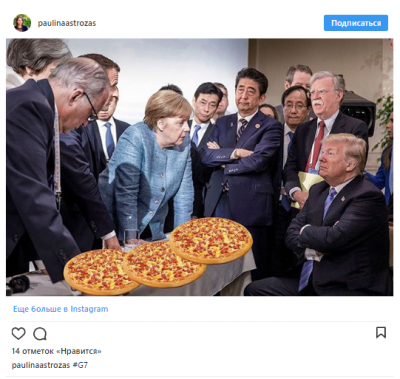 Саммит G7 высмеяли новыми мемами