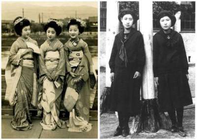 Молодежь из разных стран на снимках столетней давности. Фото