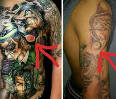 Нелепые татуировки, способные вызвать приступ хохота