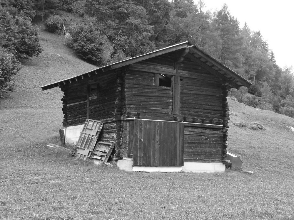 Современное жилище из старого сарая в Швейцарии