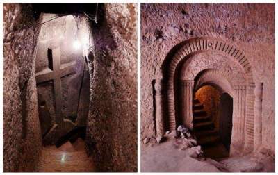 Мужчина превратил пещеру в подземный храм. Фото
