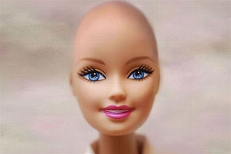 Кукла Барби станет лысой ради больных деток