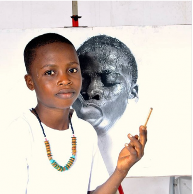 11-летний мальчик создает картины, похожие на снимки. Фото