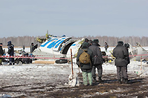 Очевидцы рассказали, как разбился самолет под Тюменью