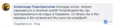 В Бердянске козлята превратили авто в забавный аттракцион