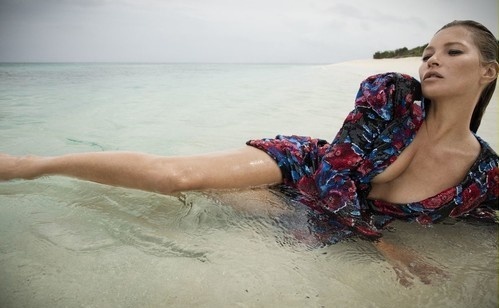 Кейт Мосс в новой рекламной кампании Saint Laurent