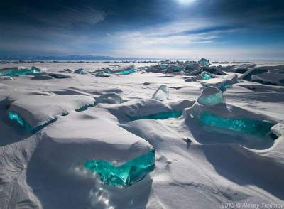 Волшебные ледяные «скульптуры», созданные самой природой. Фото