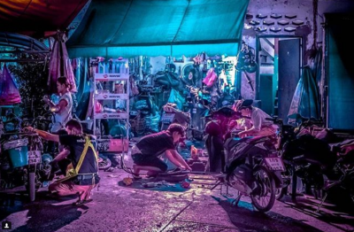 Фотограф показал завораживающие огни ночного Бангкока. Фото