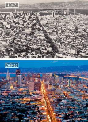 Тогда и сейчас: как изменились мегаполисы за несколько десятилетий. Фото
