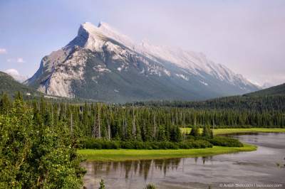 Природа старейшего в Канаде национального парка. Фото