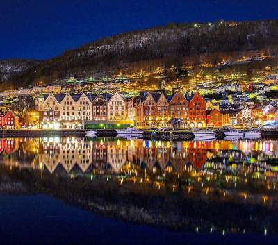 Страна полуночного солнца: живописные города Норвегии. Фото