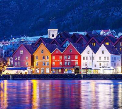 Страна полуночного солнца: живописные города Норвегии. Фото