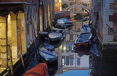 Венеция во время отлива в ярких снимках. Фото