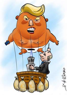 Соцсети отреагировали карикатурами на встречу Трампа и Путина