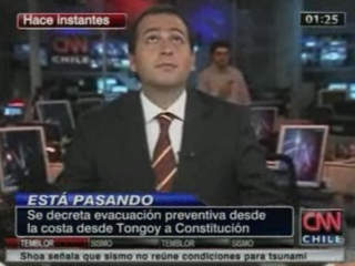В Чили прямо во время телеэфира можно было увидеть землетрясение магнитудой 6,6