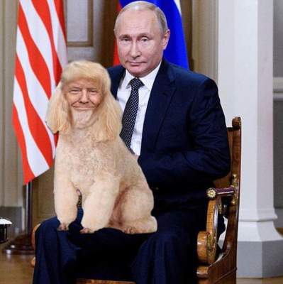 Новые фотожабы на встречу Трампа и Путина