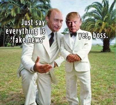 Новые фотожабы на встречу Трампа и Путина