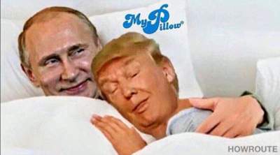 Новые фотожабы на встречу Трампа и Путина