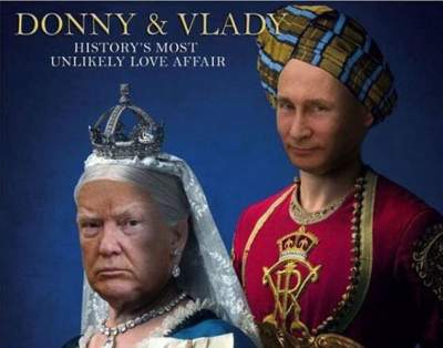 Новые фотожабы на встречу Трампа и Путина