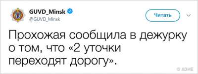 Копы из Минска делятся в Twitter самыми веселыми «преступлениями»