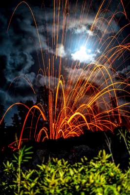 Самые красивые снимки извержения гавайского вулкана. Фото