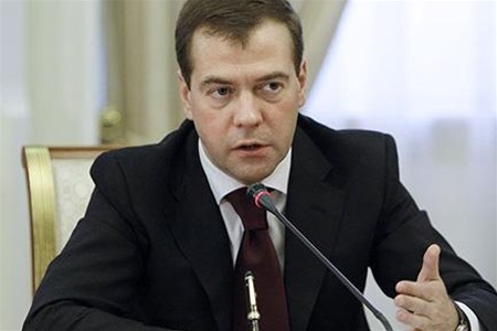 Медведев выступил с прощальной речью