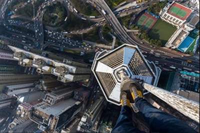 Головокружительные снимки от людей, которым не ведом страх высоты. Фото