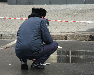 В Днепропетровске на трамвайной остановке прогремел взрыв 