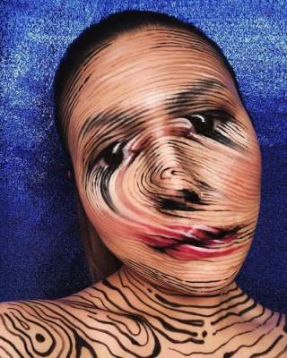 Визажист превращает свое лицо в полотно для сюрреалистичных картин. Фото