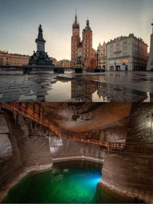 Эти фотографии раскрывают то, что лежит под туристическими достопримечательностями Европы. Фото