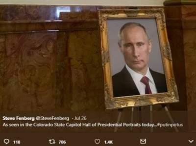 Подменил Трампа: курьез с фото Путина в США "взорвал" Сеть