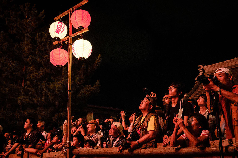 Крупнейший фестиваль фейерверков в Японии