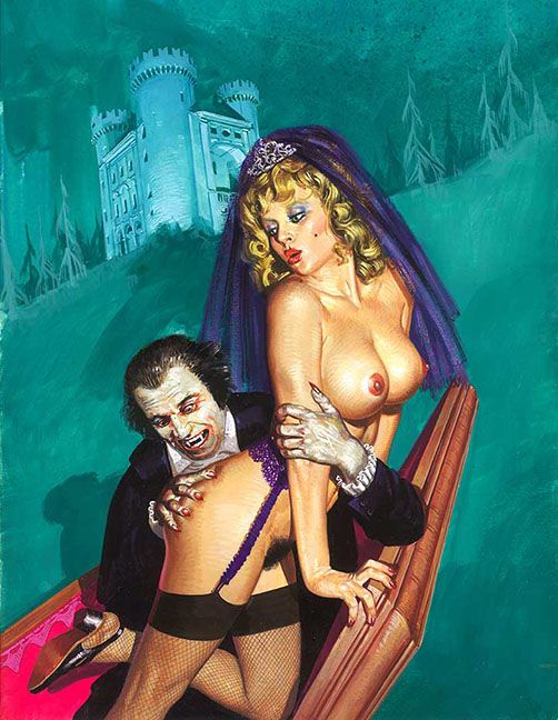 Смесь секса, ужаса и абсурда на обложках Эммануэля Таглиетти
