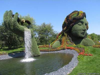 Удивительная красота: цветочные фигуры в ботаническом саду Монреаля. Фото