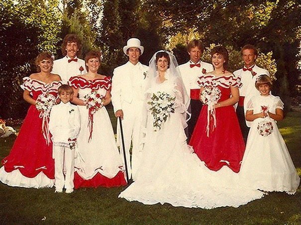 Смешные и нелепые наряды подружек невесты