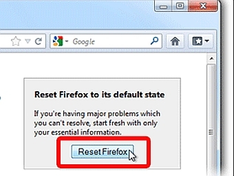 Браузер Firefox получит кнопку Reset 