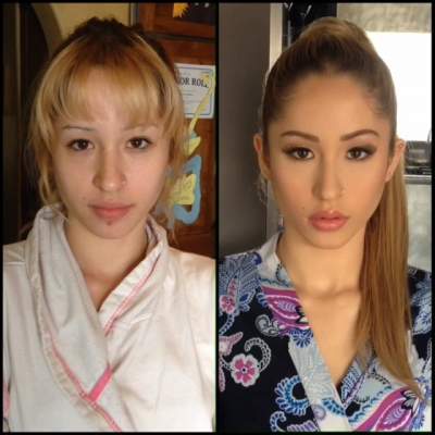Как выглядят модели Playboy до и после макияжа. Фото