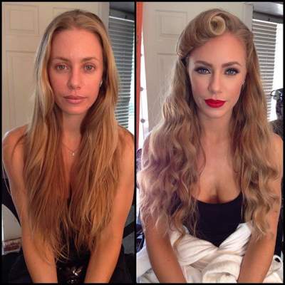 Как выглядят модели Playboy до и после макияжа. Фото
