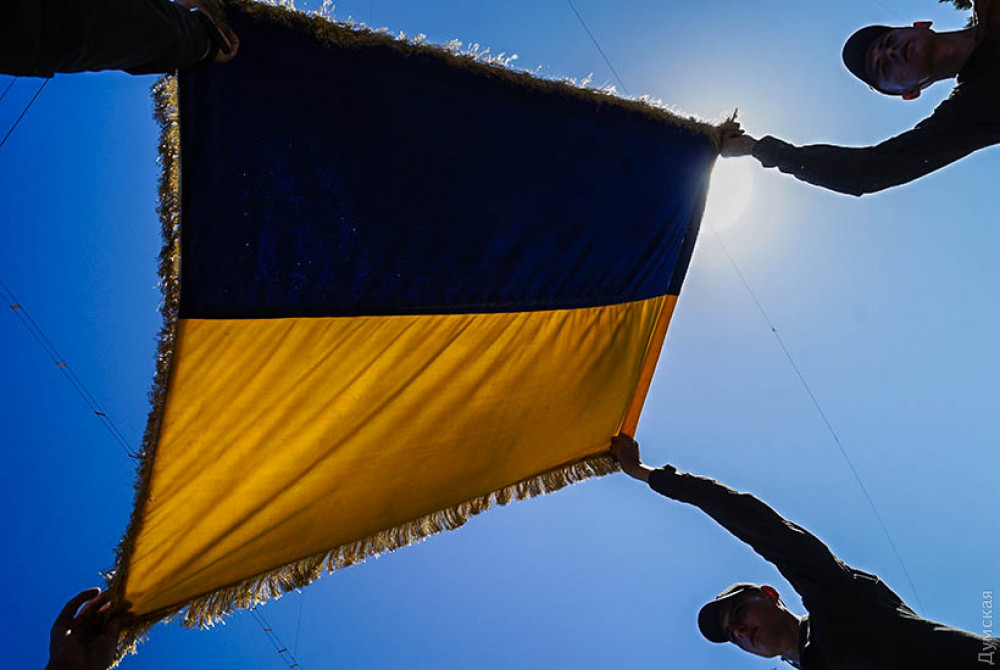 Одесские нацгвардейцы придумали новый challenge: «Ми - це Україна»   