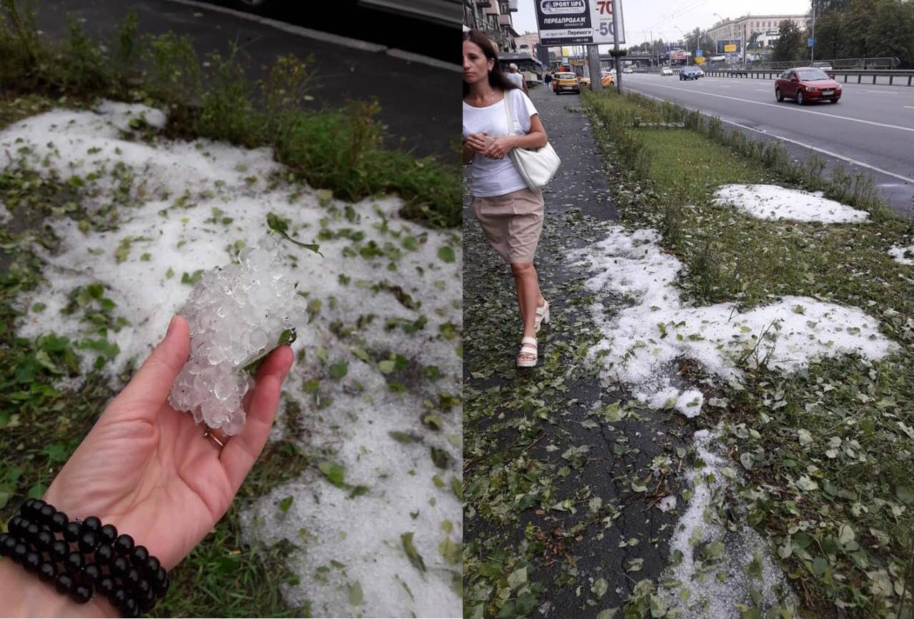 Ледяная корка: в Киев пришла зима посреди лета, опубликовано фото