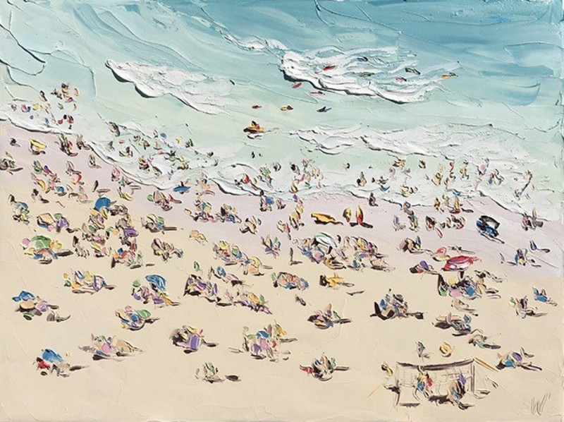 Пляжные картины маслом от австралийской художницы Салли Уэст