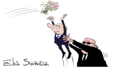 Путина на свадьбе главы МИД Австрии высмеяли меткой карикатурой