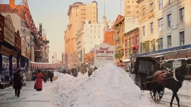 Америка на старых фотографиях после колоризации