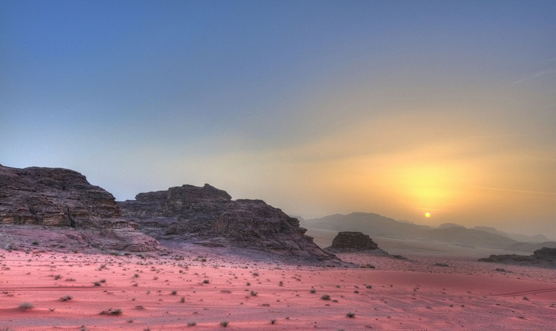 Марсианская пустыня Вади Рам 