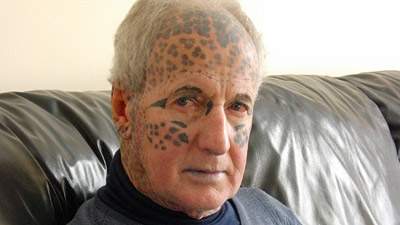 Парень с помощью тату превратил себя в «леопарда». Фото