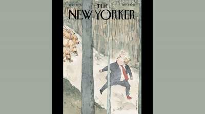 Журнал New Yorker разместил на обложке смешное фото Трампа