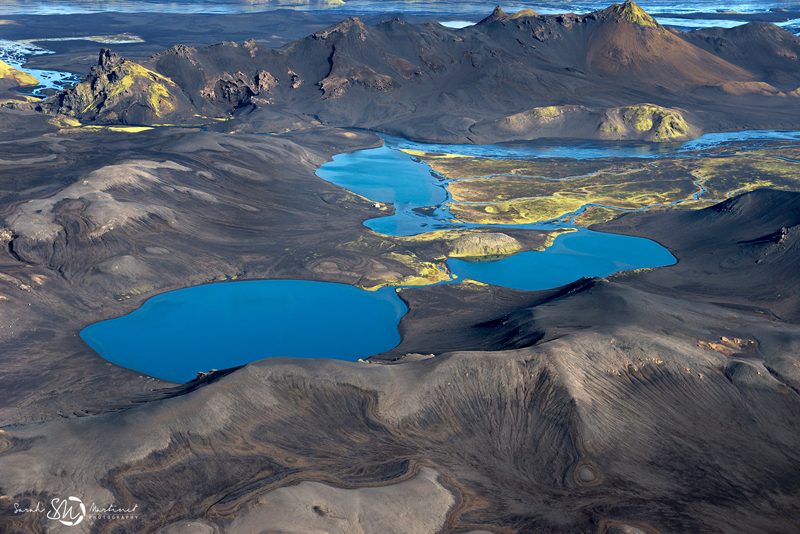 Невероятные виды Исландии из самолета. ФОТО