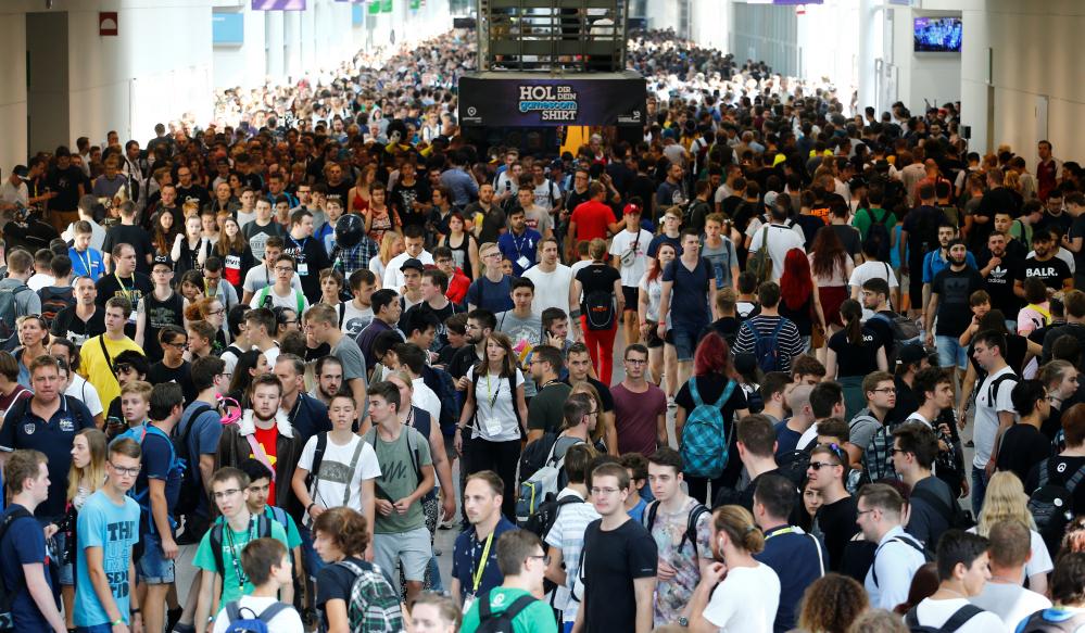 Выставка Gamescom 2018 в Кельне