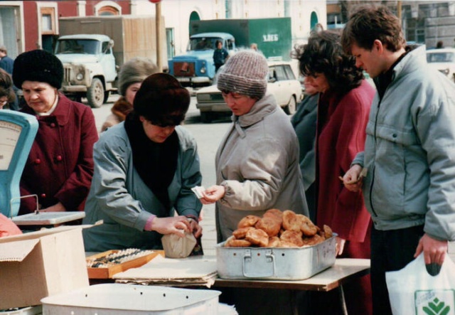 Архивные фотографии немецкого туриста: Россия, март 1992 года