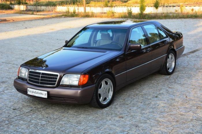 Mercedes W140 500SE 1992 Nutria с велюровым салоном